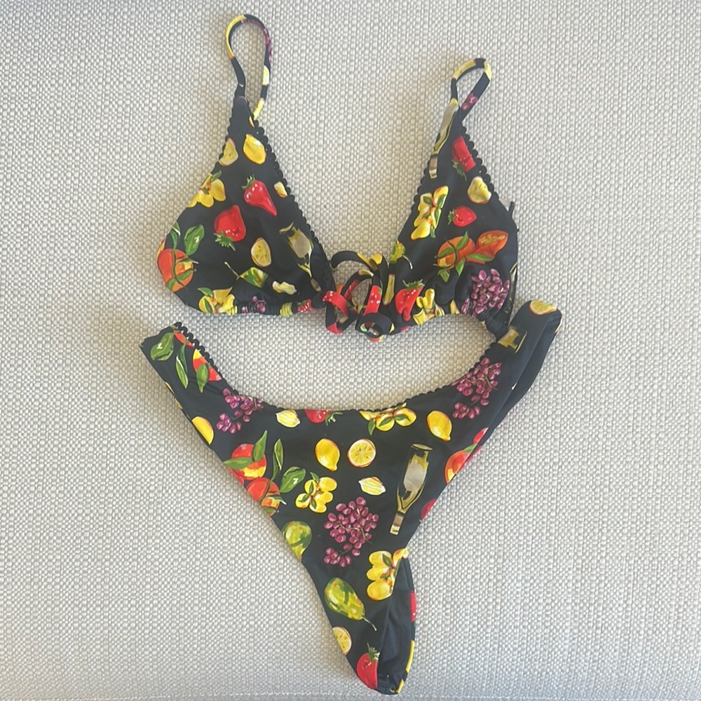 Dippin' Daisy's Fruit Pattern Bikini - image 1